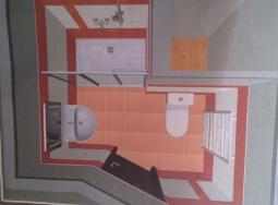 Domov pod Brdy grafický návrh koupelny