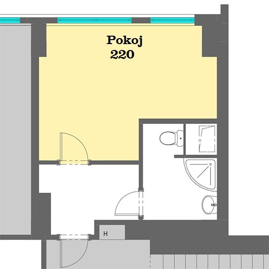 Domov pod Brdy ubytování pro seniory pokoj 220
