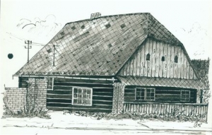 „ Šperkovna“ na perokresbě kronikáře obce Strašice Petra Prokůpka. „ Šperkovna“ na perokresbě kronikáře obce Strašice Petra Prokůpka.